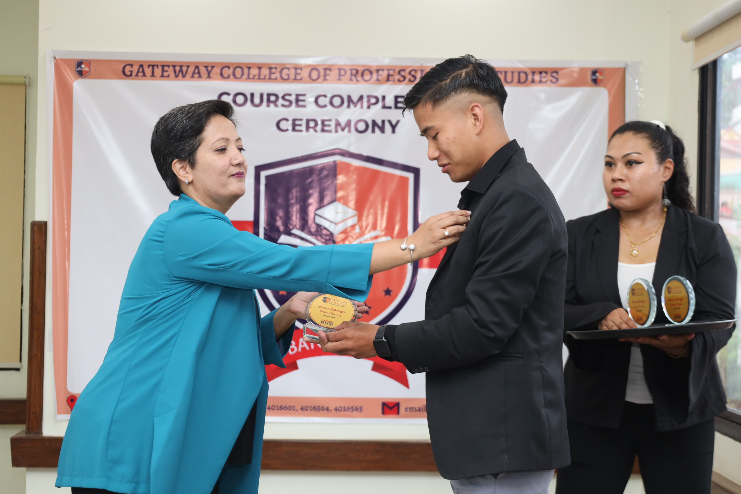 Token of Proud Gatewayer for Batch 2019 at Course Completion Ceremony