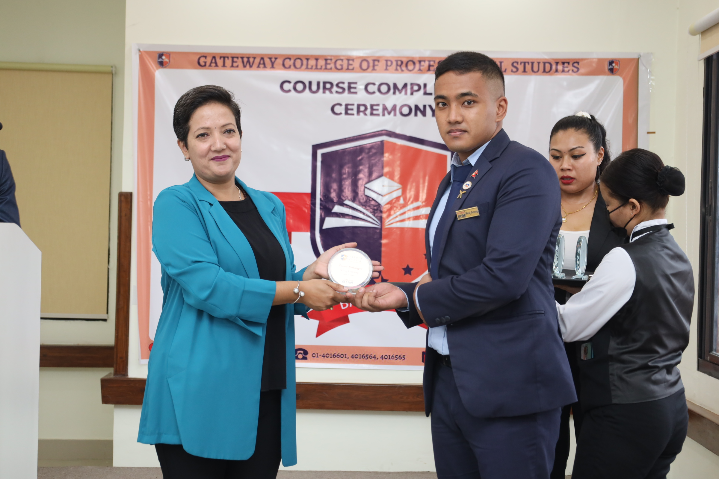 Token of Proud Gatewayer for Batch 2019 at Course Completion Ceremony