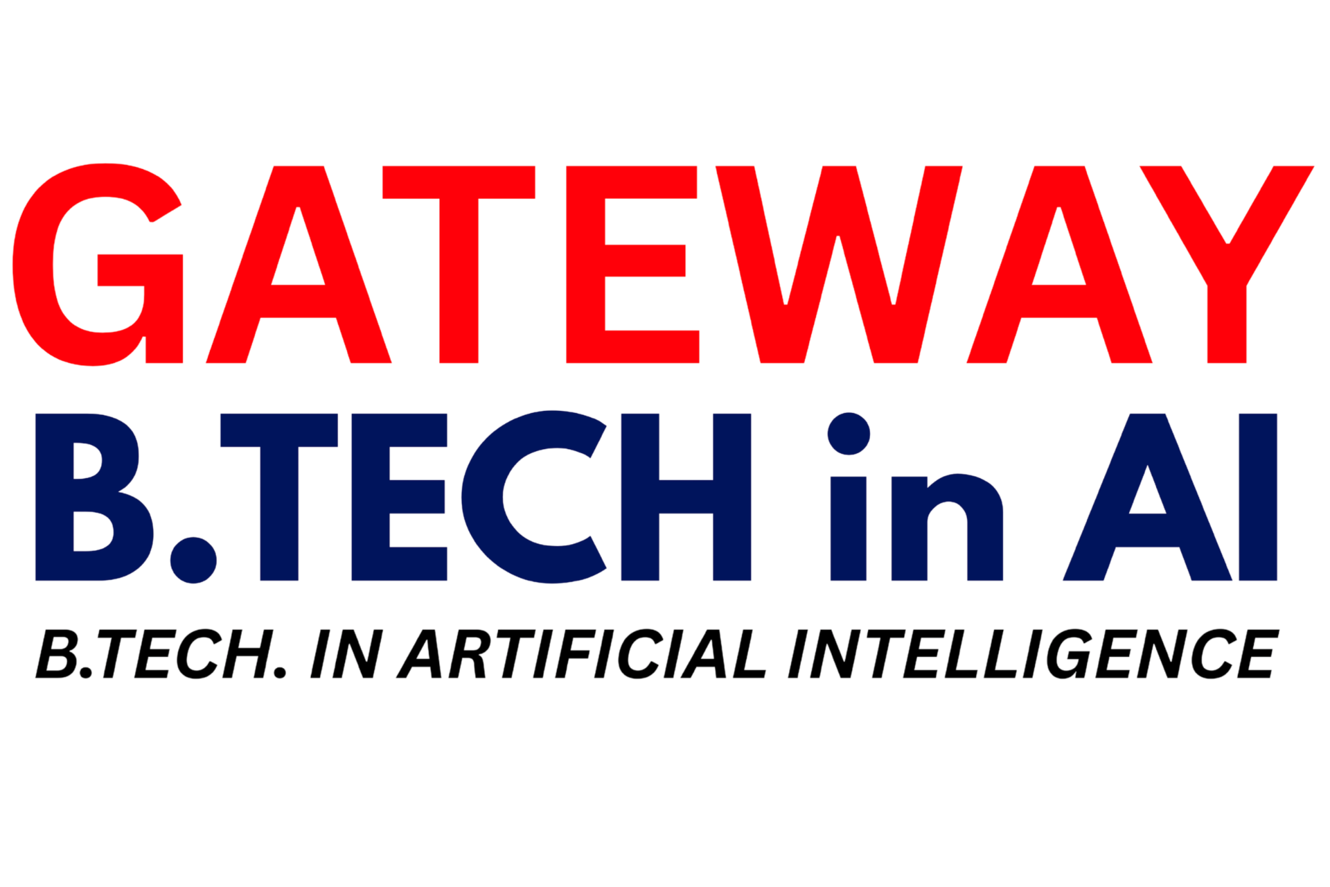 Bachelor of Technology in Artificial Intelligence